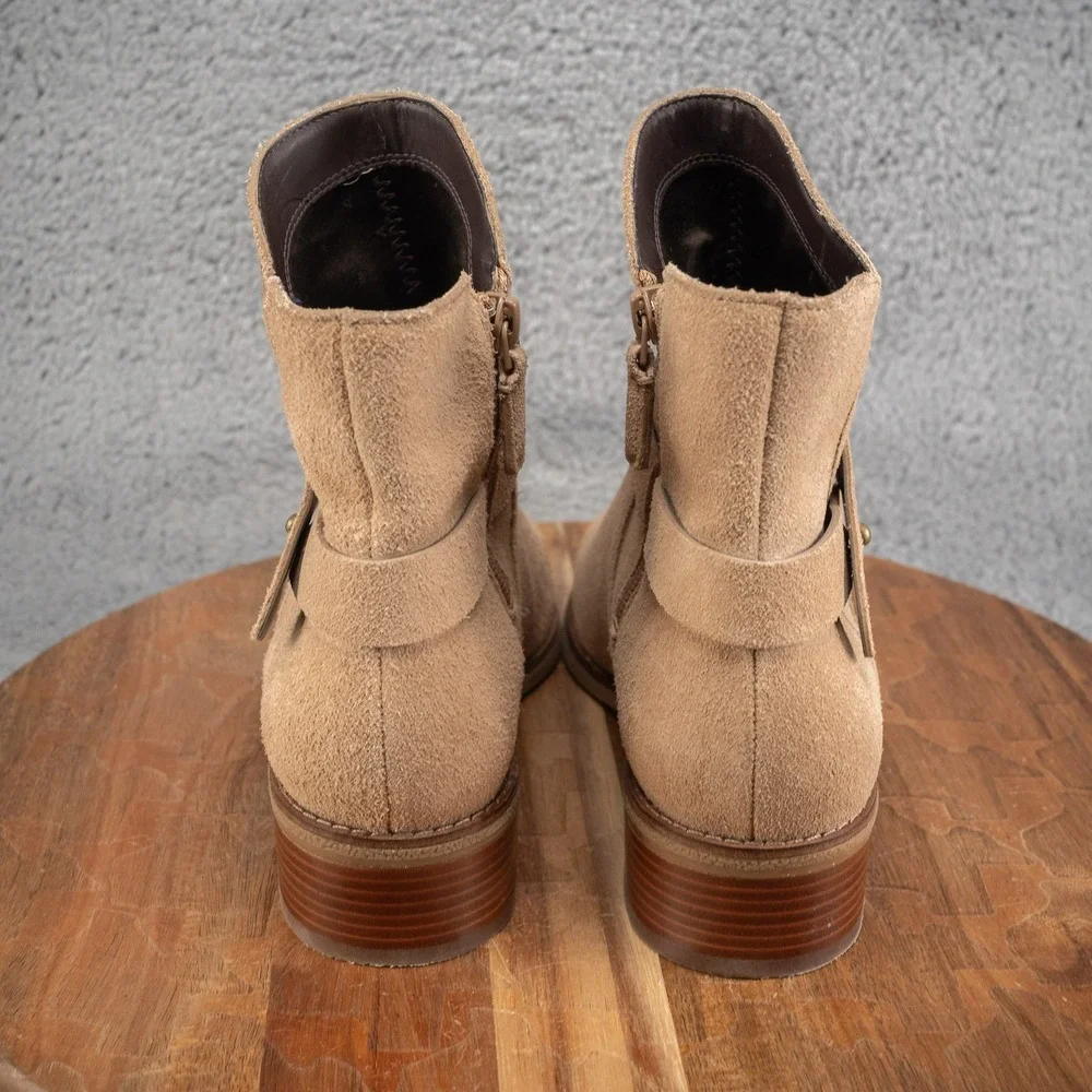 Cole Haan Wylie Water Resistant Booties Shoes in Birch‎ Womens Size 8.5 B